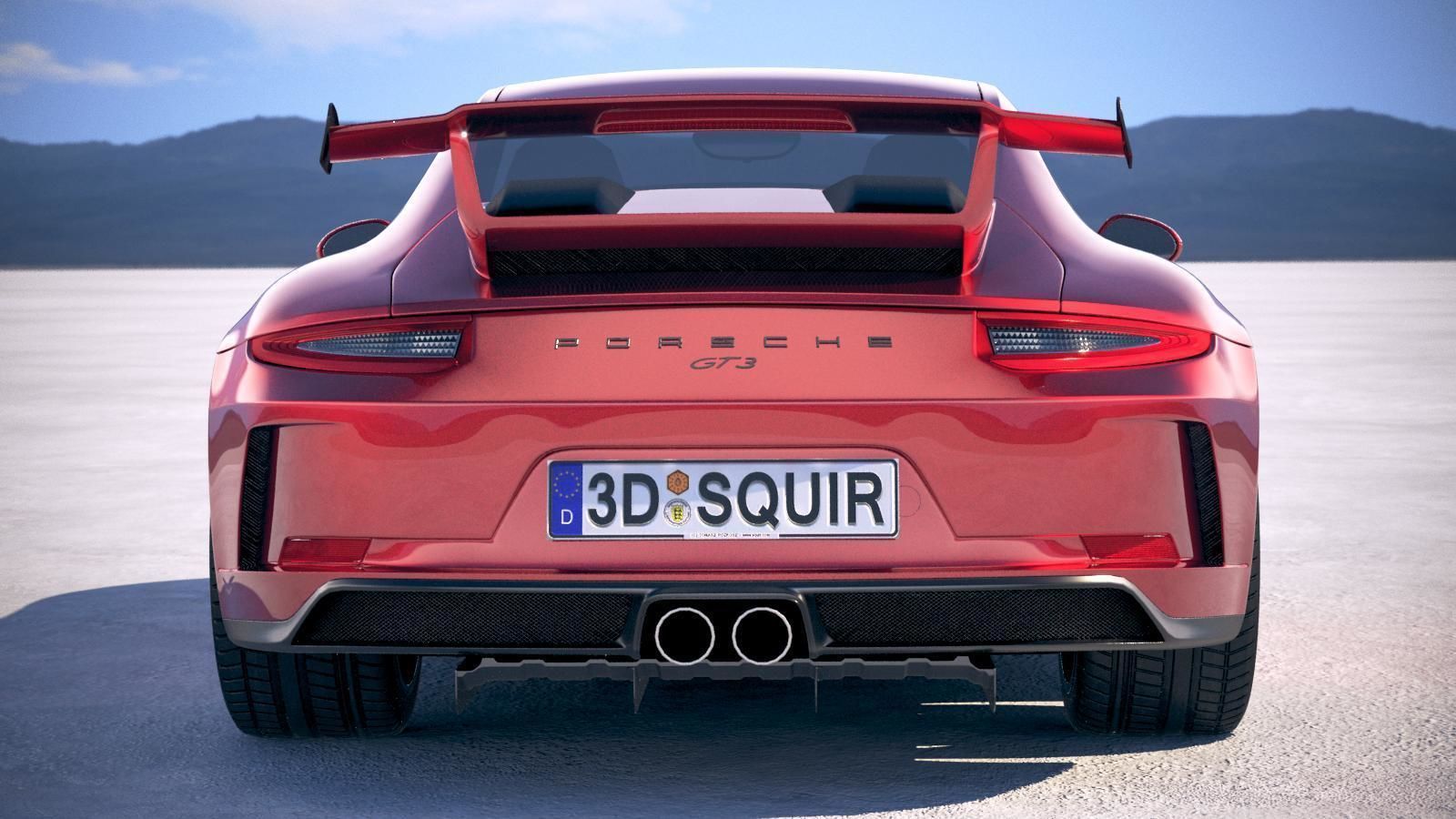 Porsche 911 GT3 2018 3D model_10