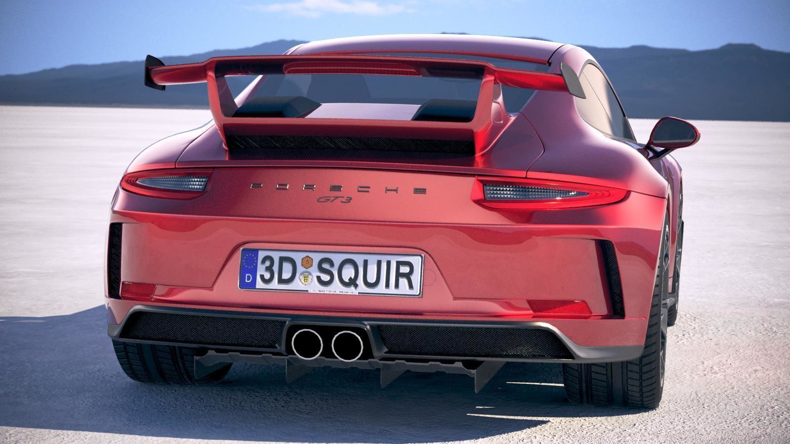 Porsche 911 GT3 2018 3D model_5