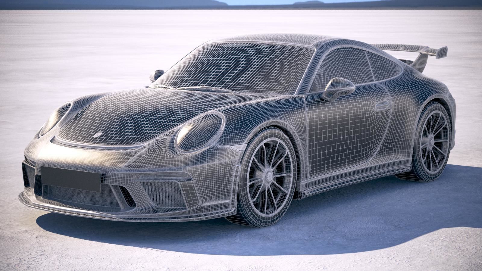 Porsche 911 GT3 2018 3D model_20