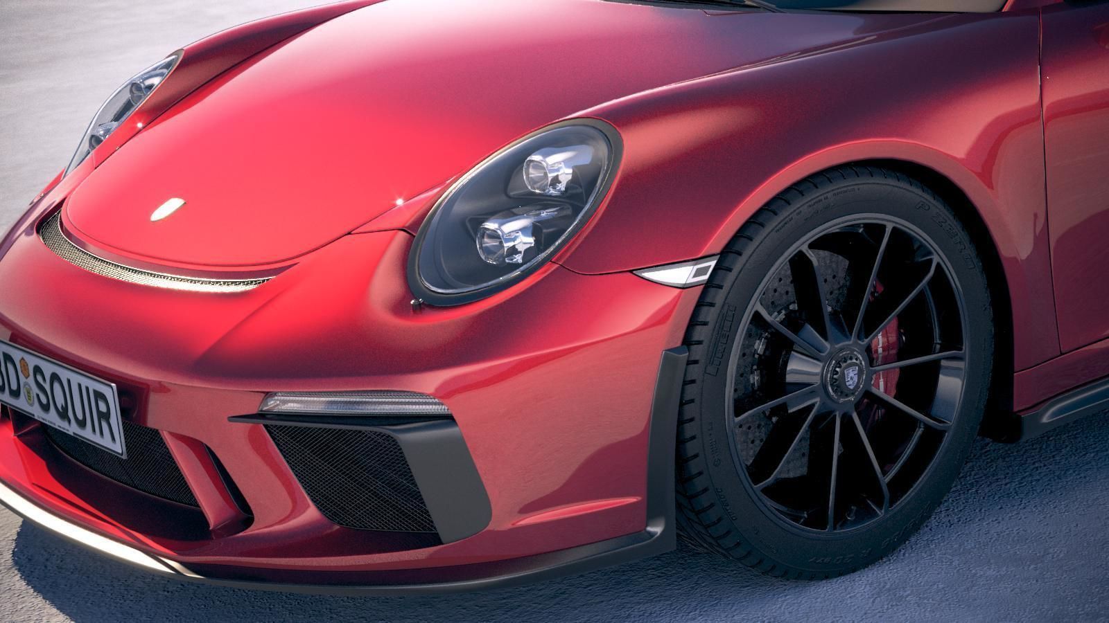 Porsche 911 GT3 2018 3D model_2
