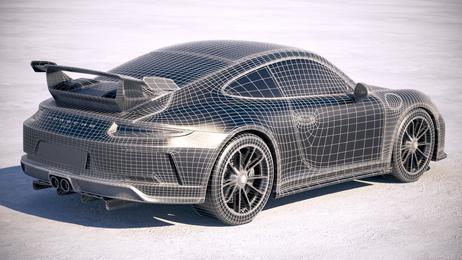 Porsche 911 GT3 2018 3D model_23