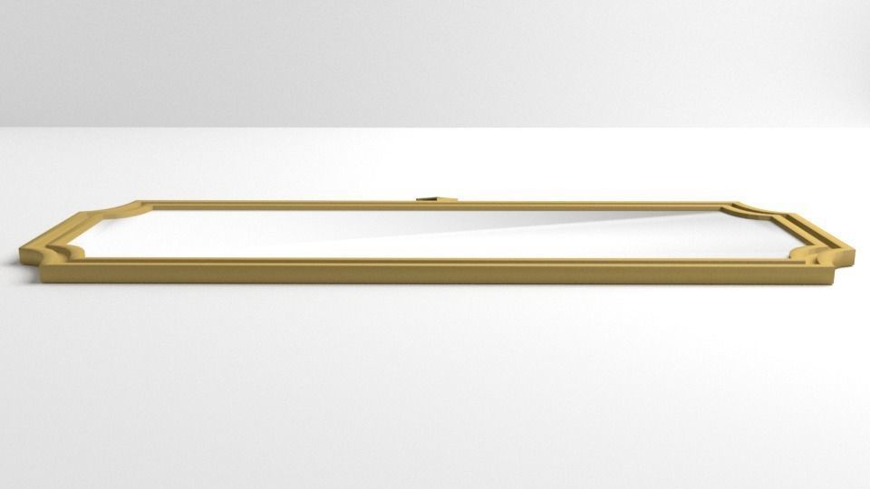 Octagon Picture Frame 3D model_1