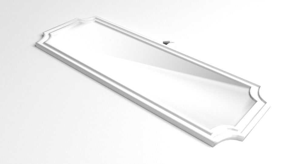 Octagon Picture Frame 3D model_4