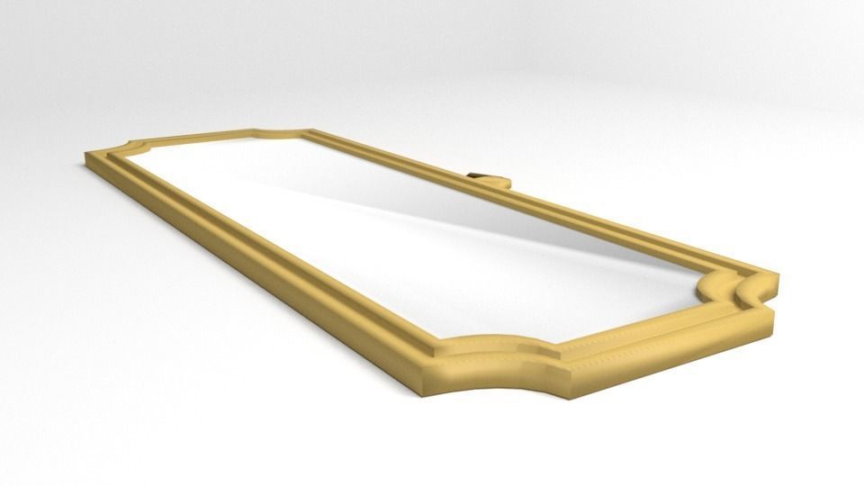 Octagon Picture Frame 3D model_3