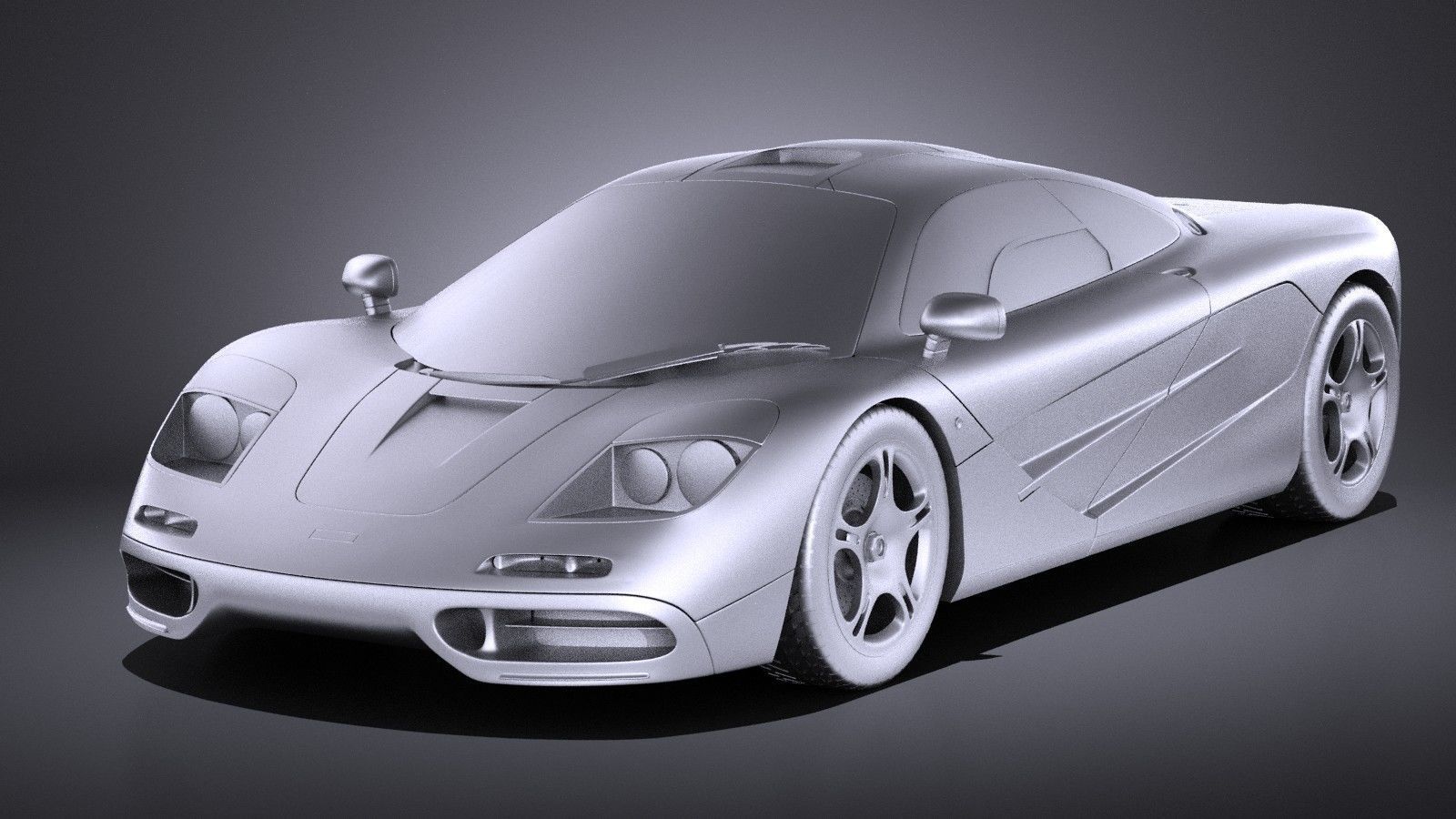 McLaren F1 1994-1998 VRAY 3D model_8