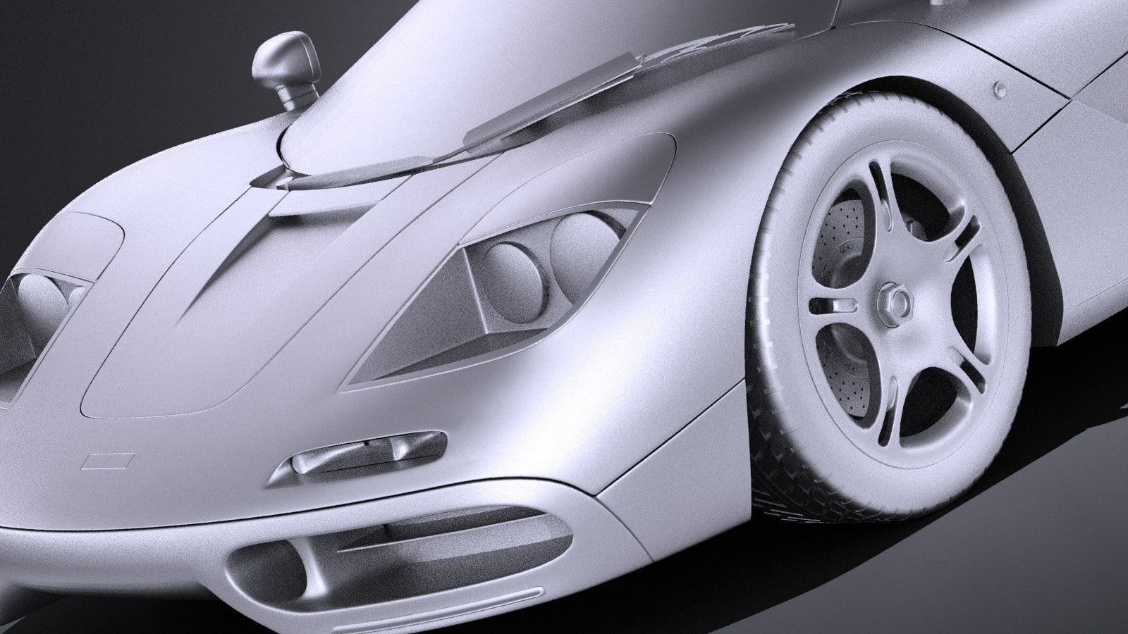 McLaren F1 1994-1998 VRAY 3D model_9