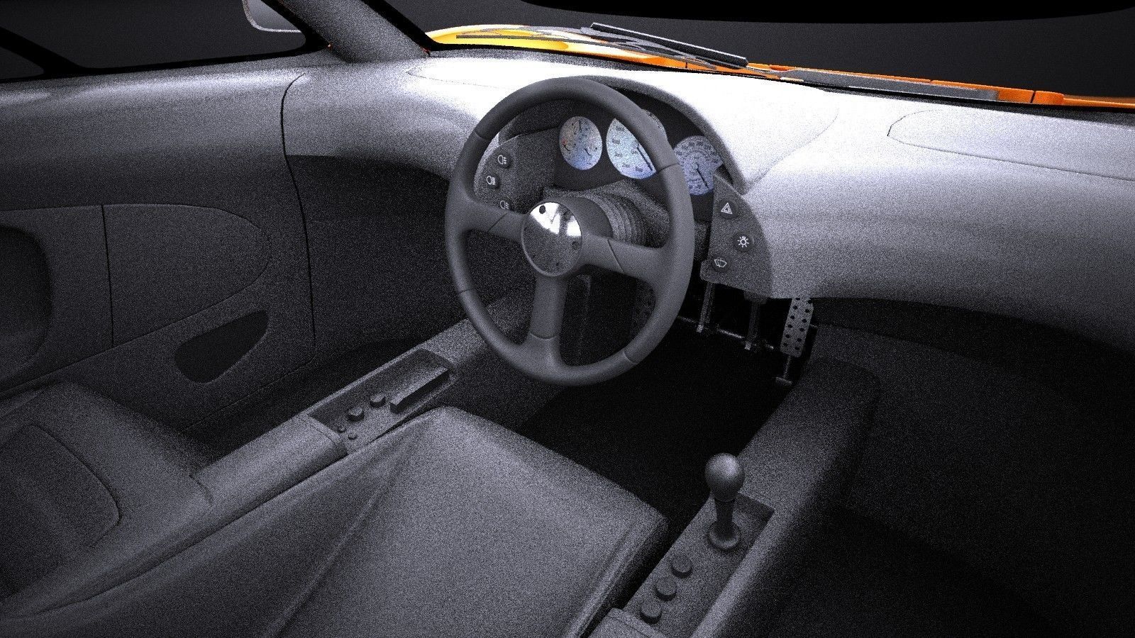 McLaren F1 1994-1998 VRAY 3D model_13