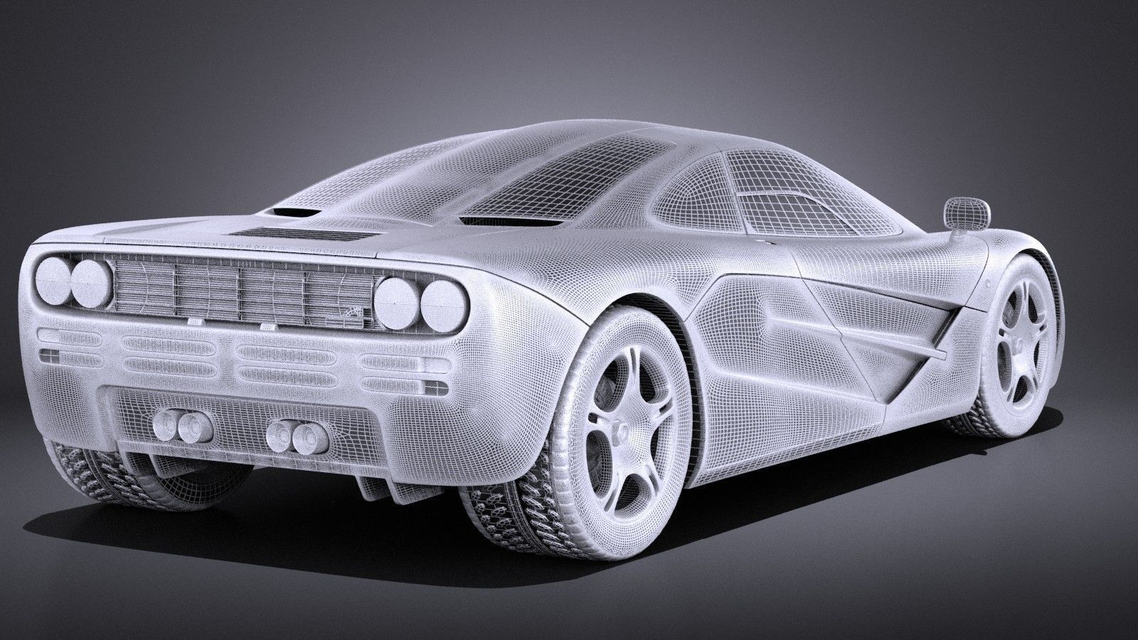McLaren F1 1994-1998 VRAY 3D model_15