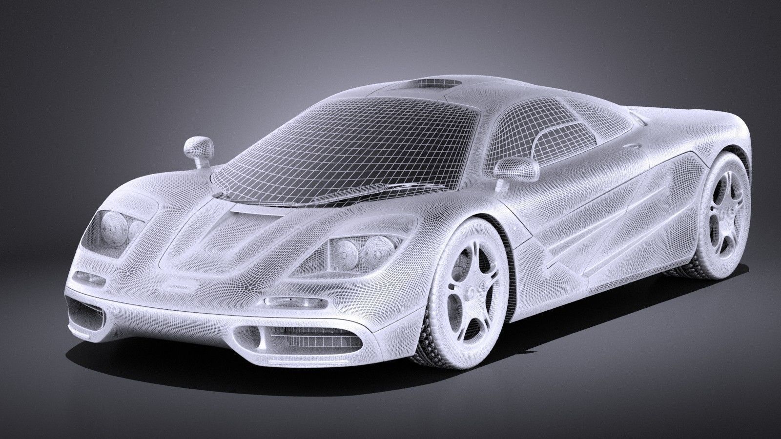 McLaren F1 1994-1998 VRAY 3D model_14