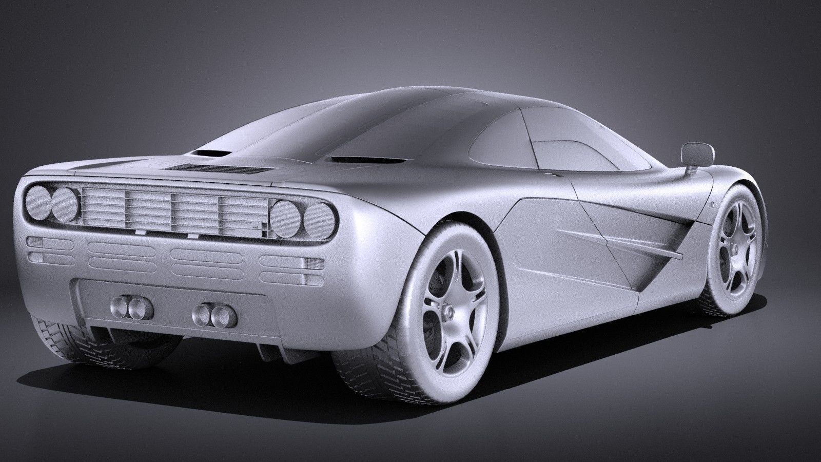 McLaren F1 1994-1998 VRAY 3D model_11