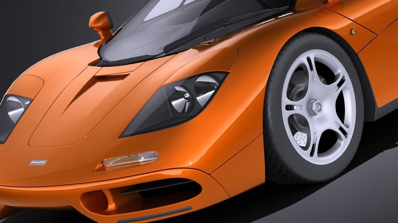 McLaren F1 1994-1998 VRAY 3D model_2