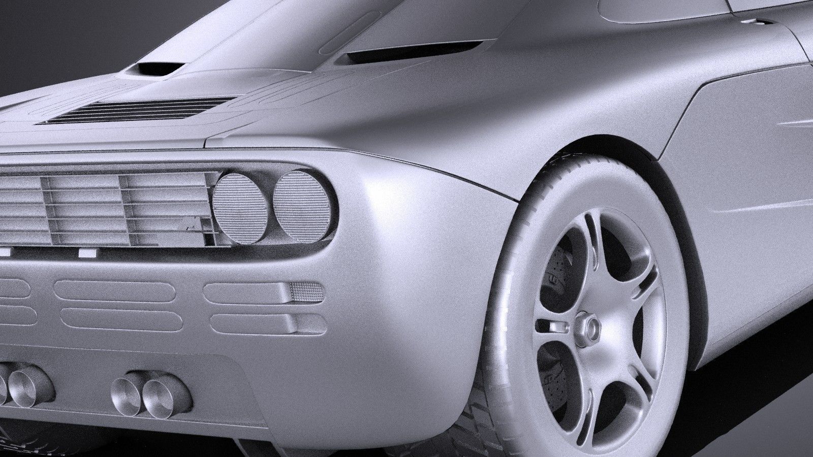 McLaren F1 1994-1998 VRAY 3D model_10