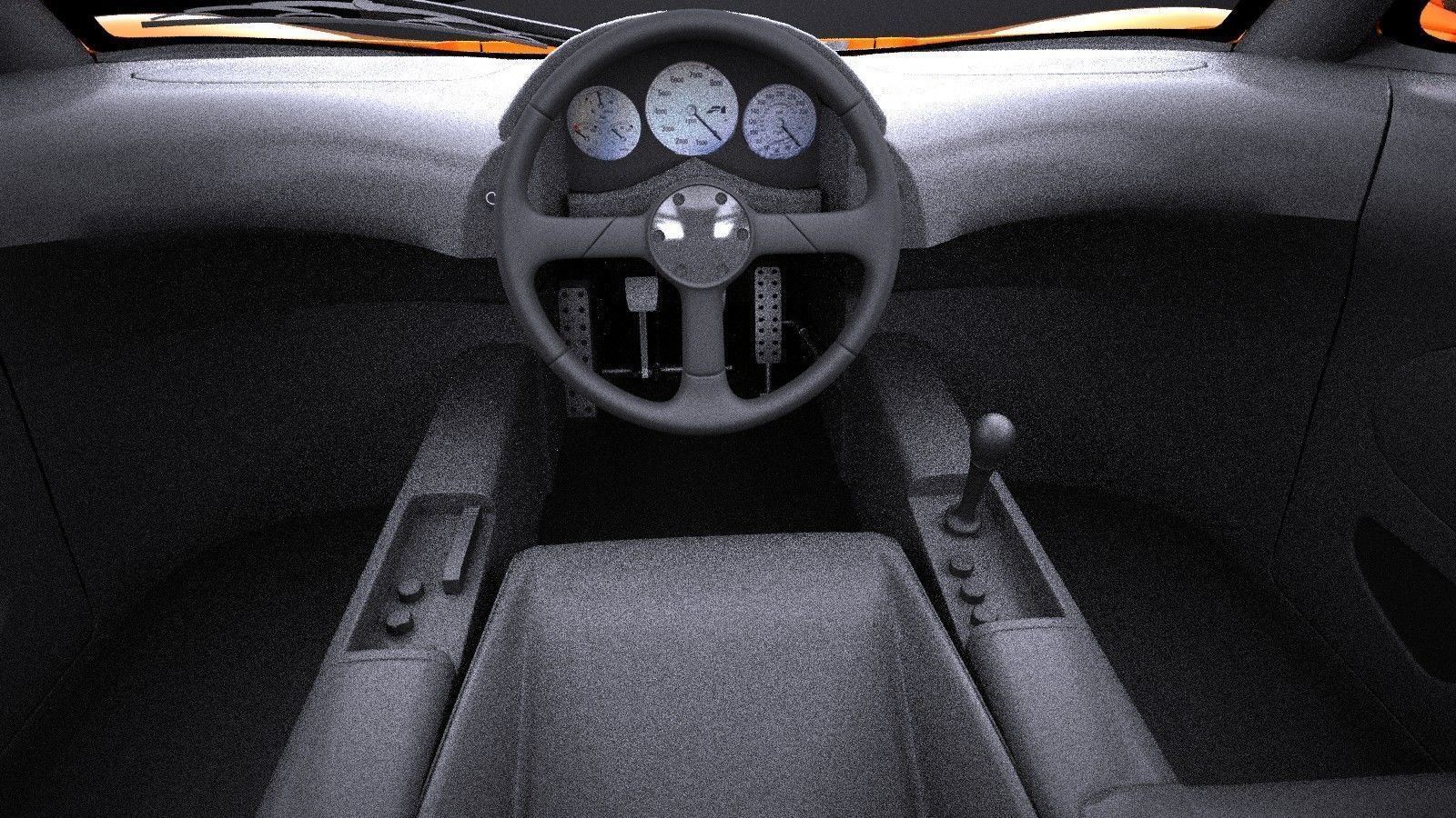McLaren F1 1994-1998 VRAY 3D model_12