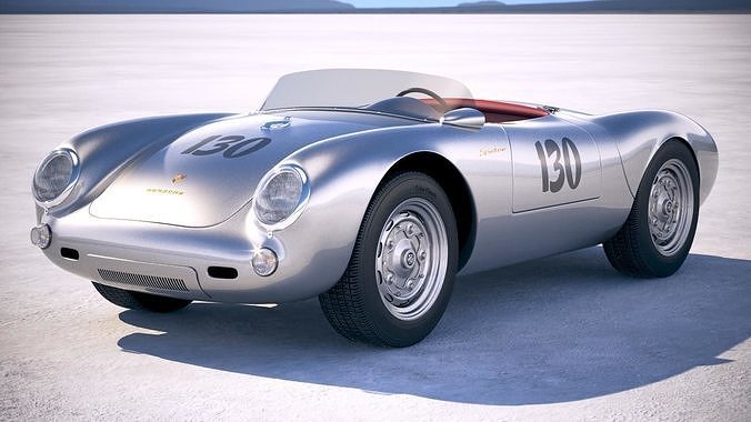 Porsche Spyder 550 1953 3D model