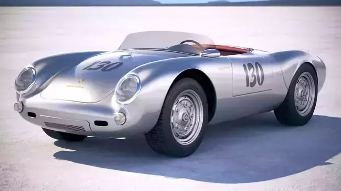 Porsche Spyder 550 1953 3D model