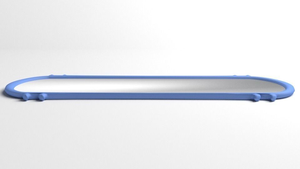 Oval Picture Frame 3D model_1