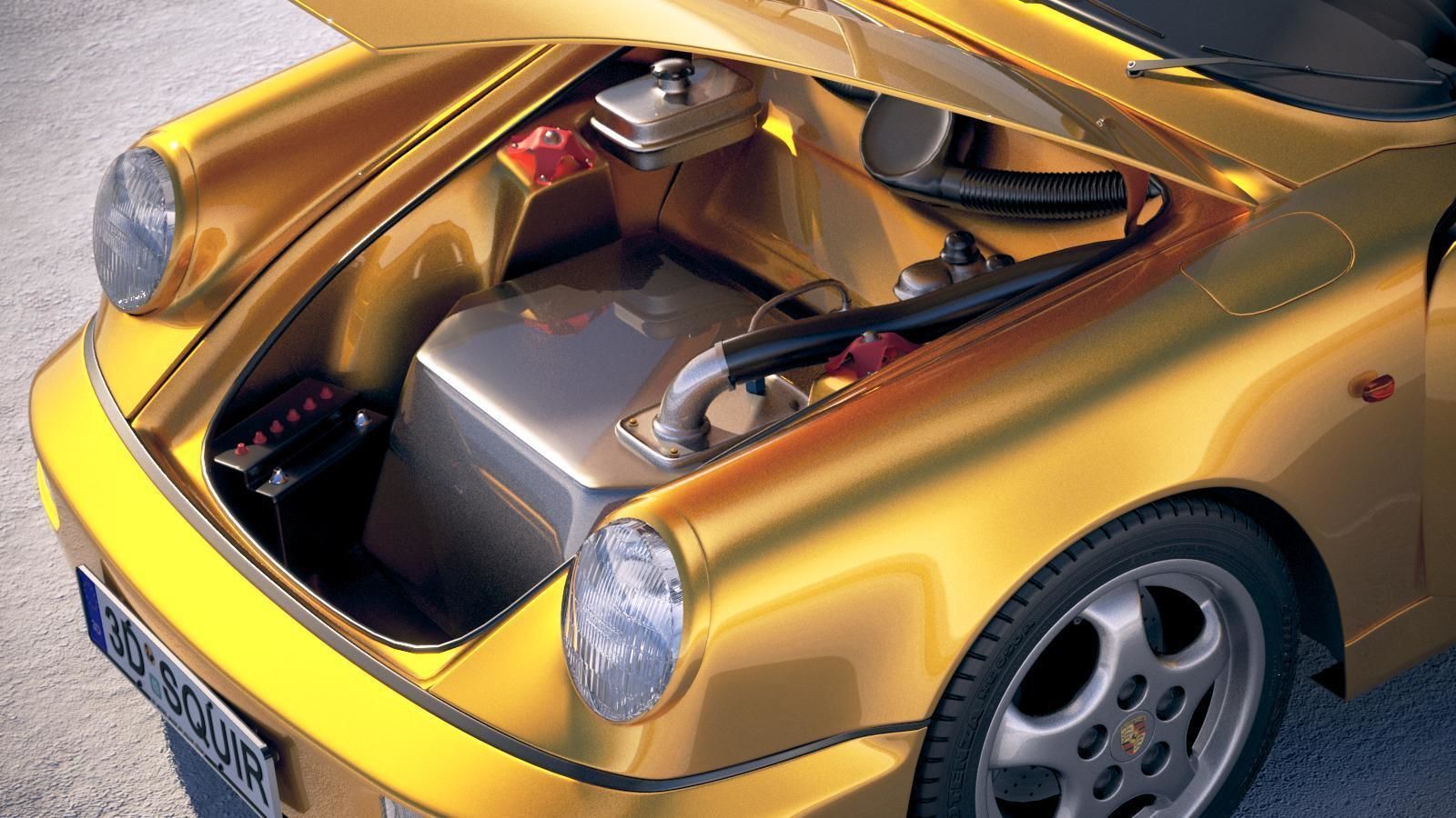  Porsche 911 964 Carrera 1990 3D model_21