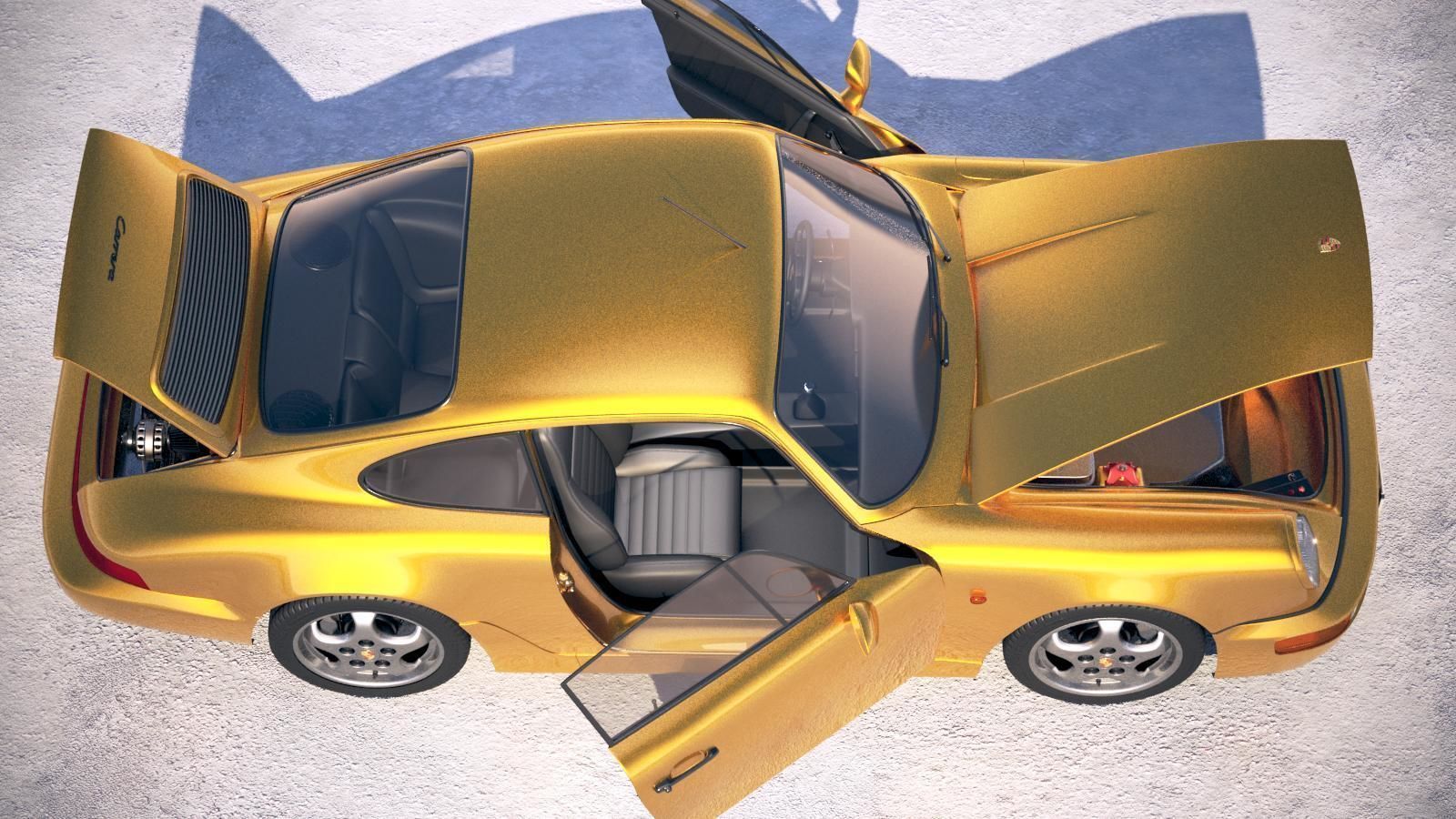  Porsche 911 964 Carrera 1990 3D model_24