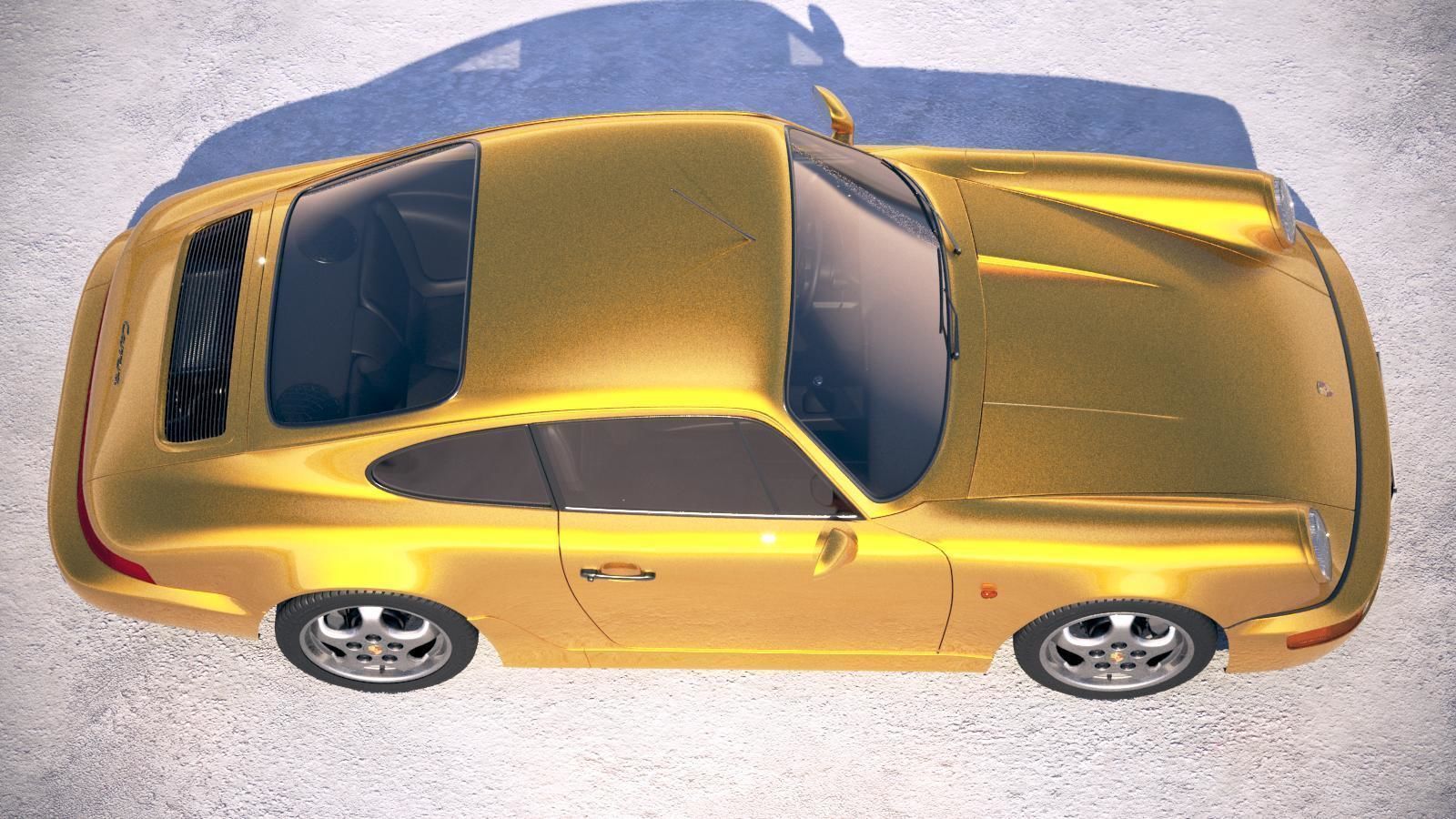  Porsche 911 964 Carrera 1990 3D model_7