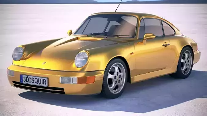  Porsche 911 964 Carrera 1990 3D model
