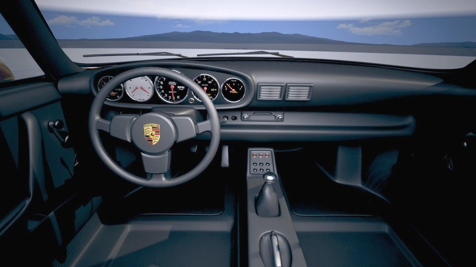  Porsche 911 964 Carrera 1990 3D model_17