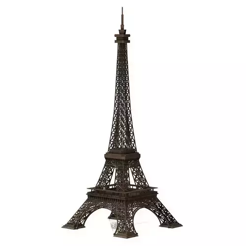 Eiffel Tower for 3ds obj and fbx