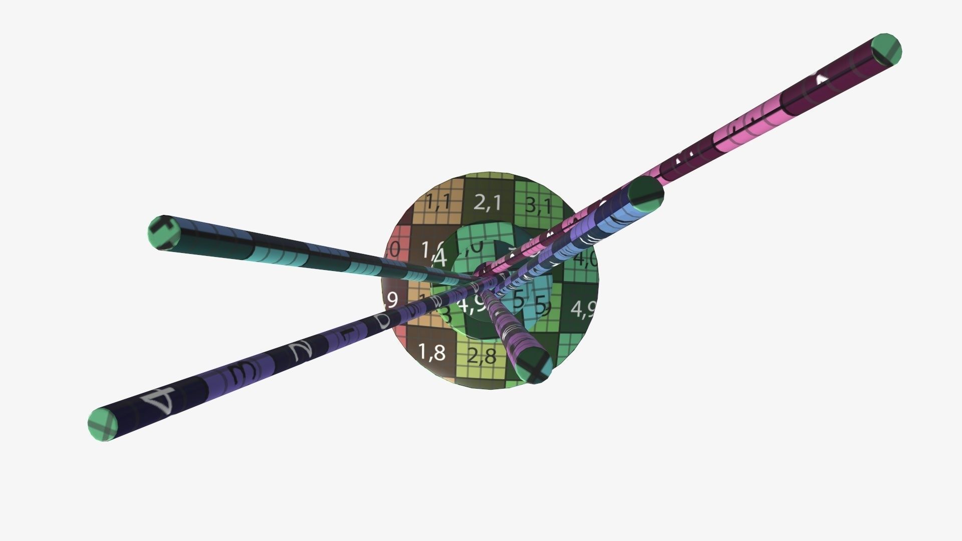 Air refresher bottle with sticks 04 3D model_10