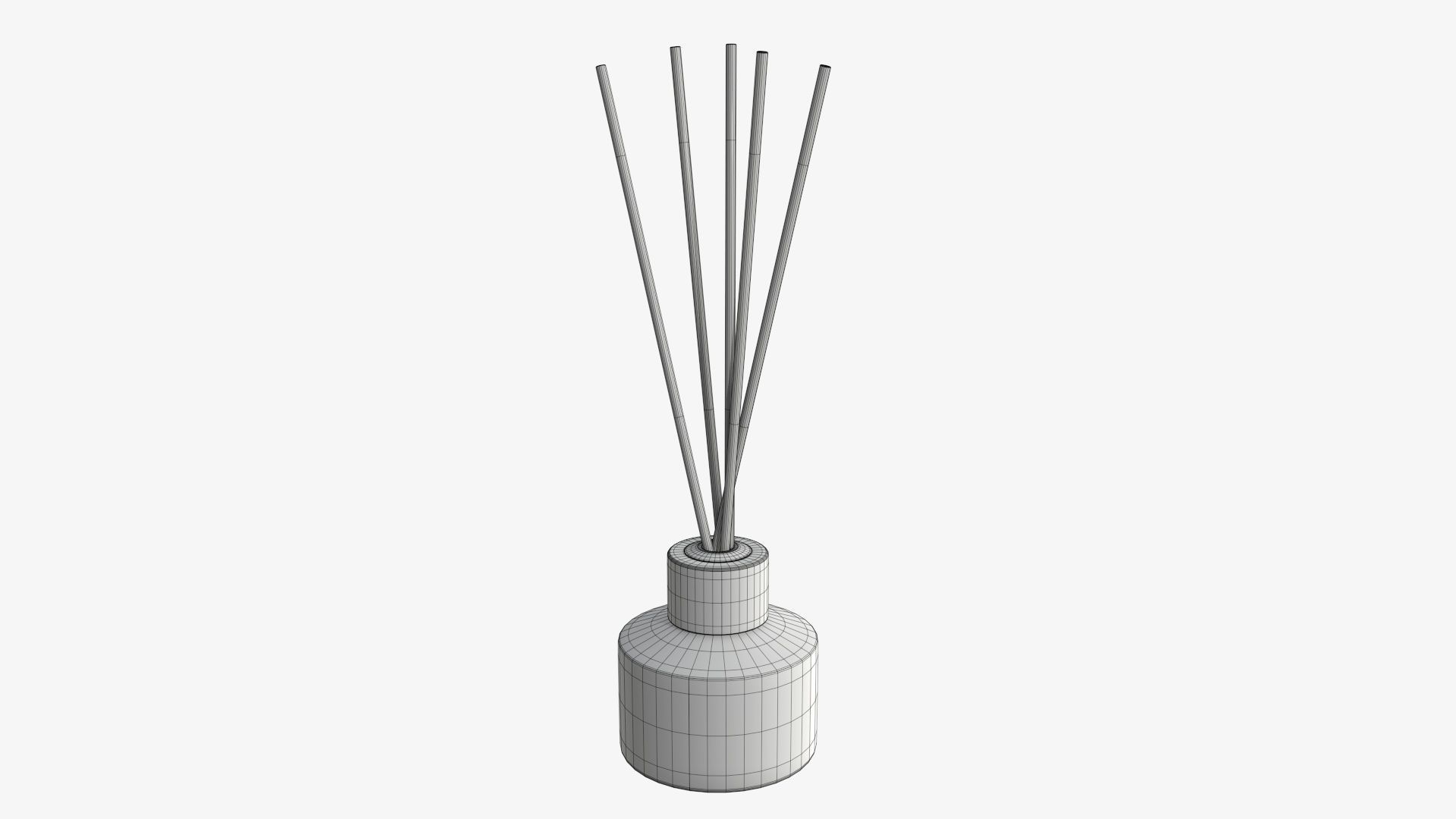 Air refresher bottle with sticks 04 3D model_5