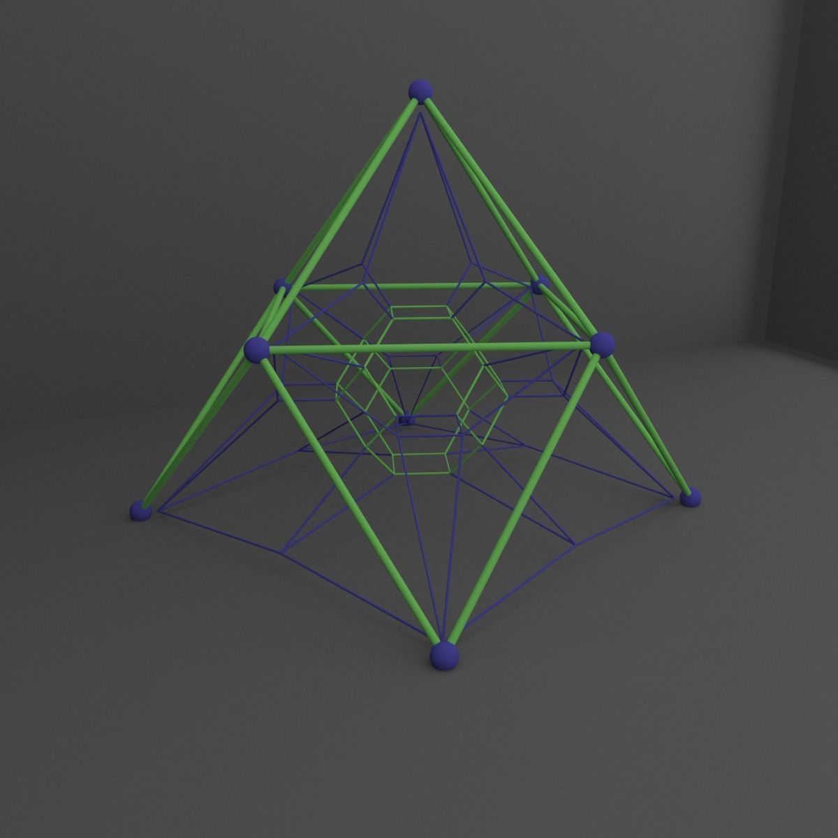 Playground Equipment Low-poly 3D model_2