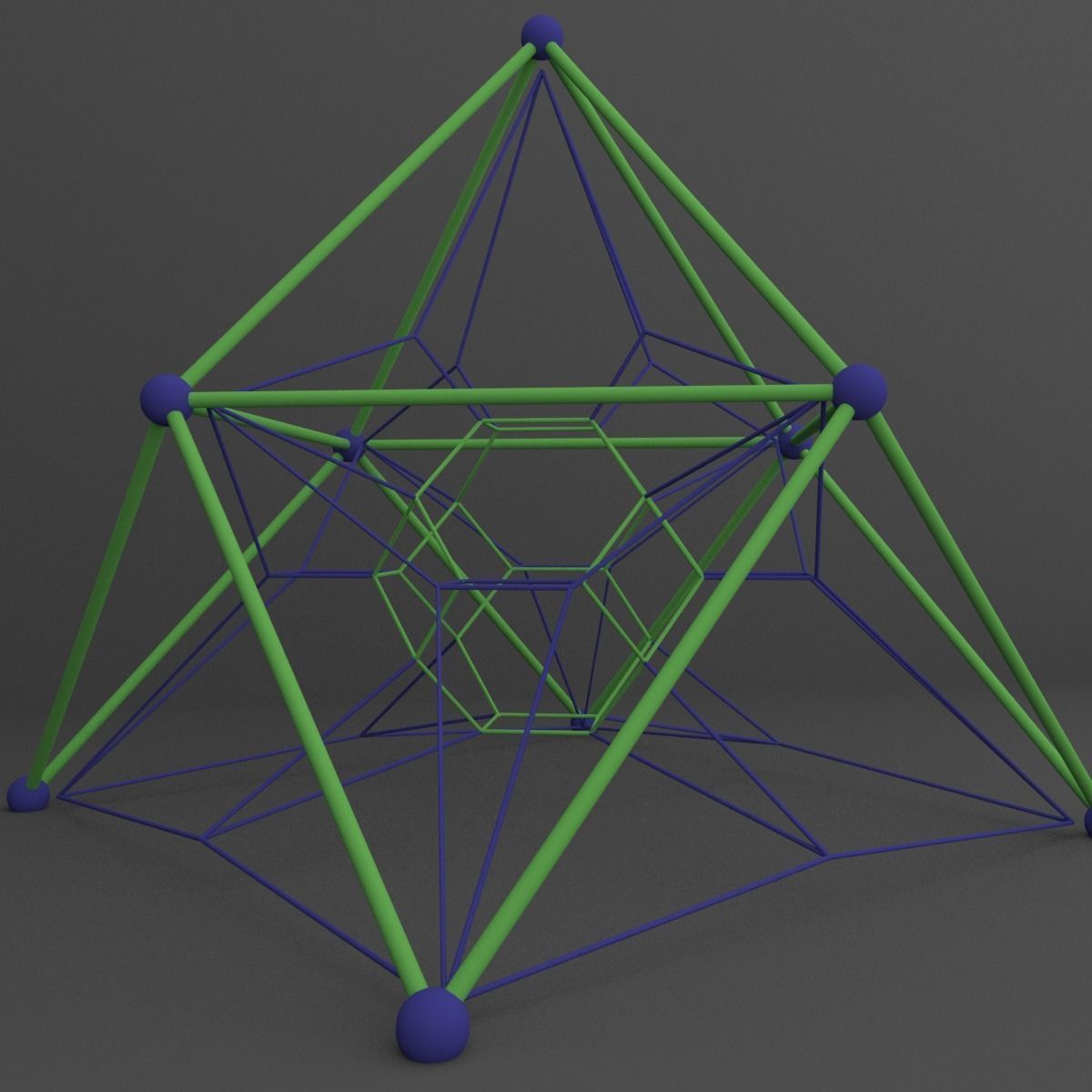 Playground Equipment Low-poly 3D model_3