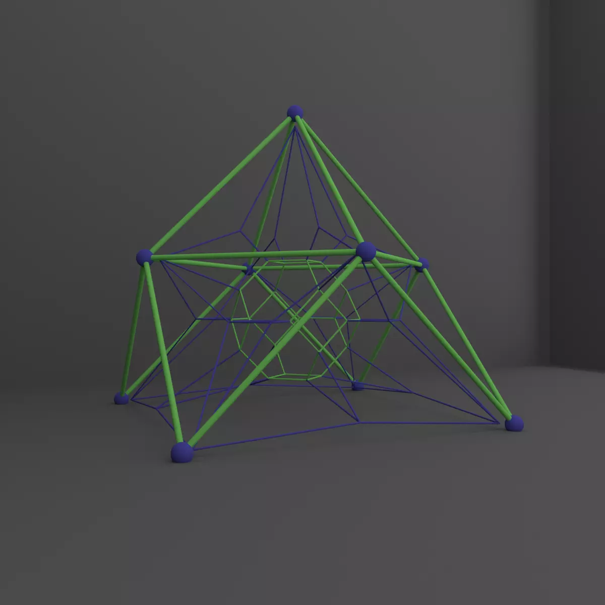 Playground Equipment Low-poly 3D model_0