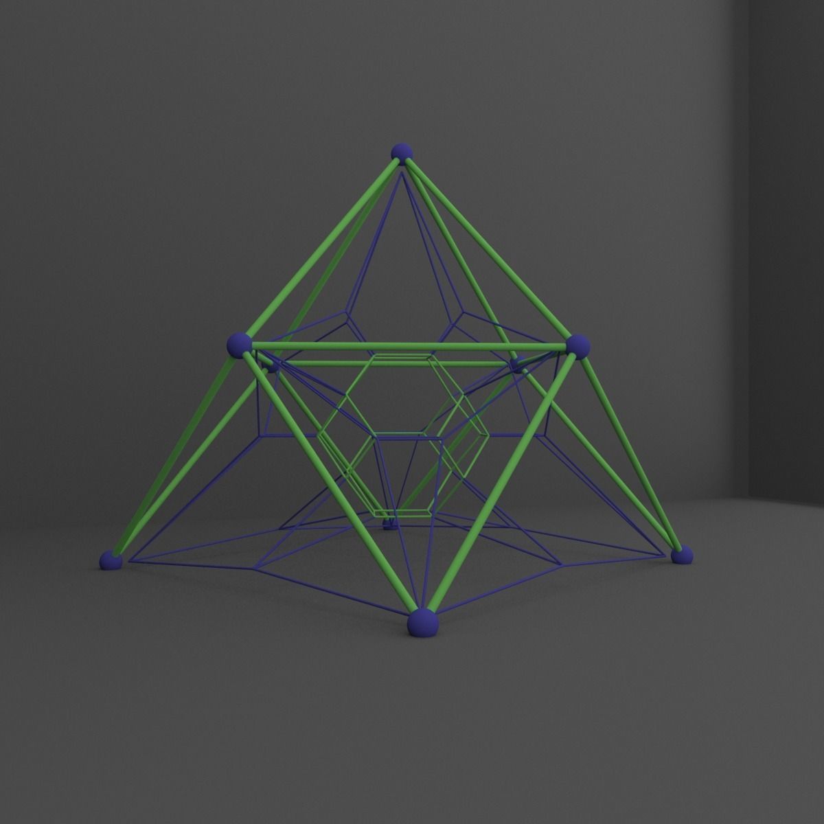 Playground Equipment Low-poly 3D model_1