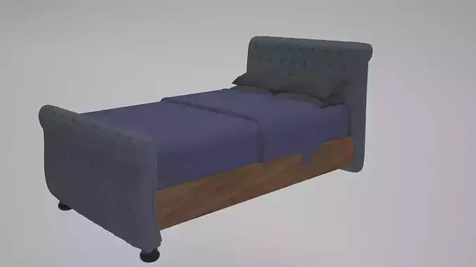 single queen bed