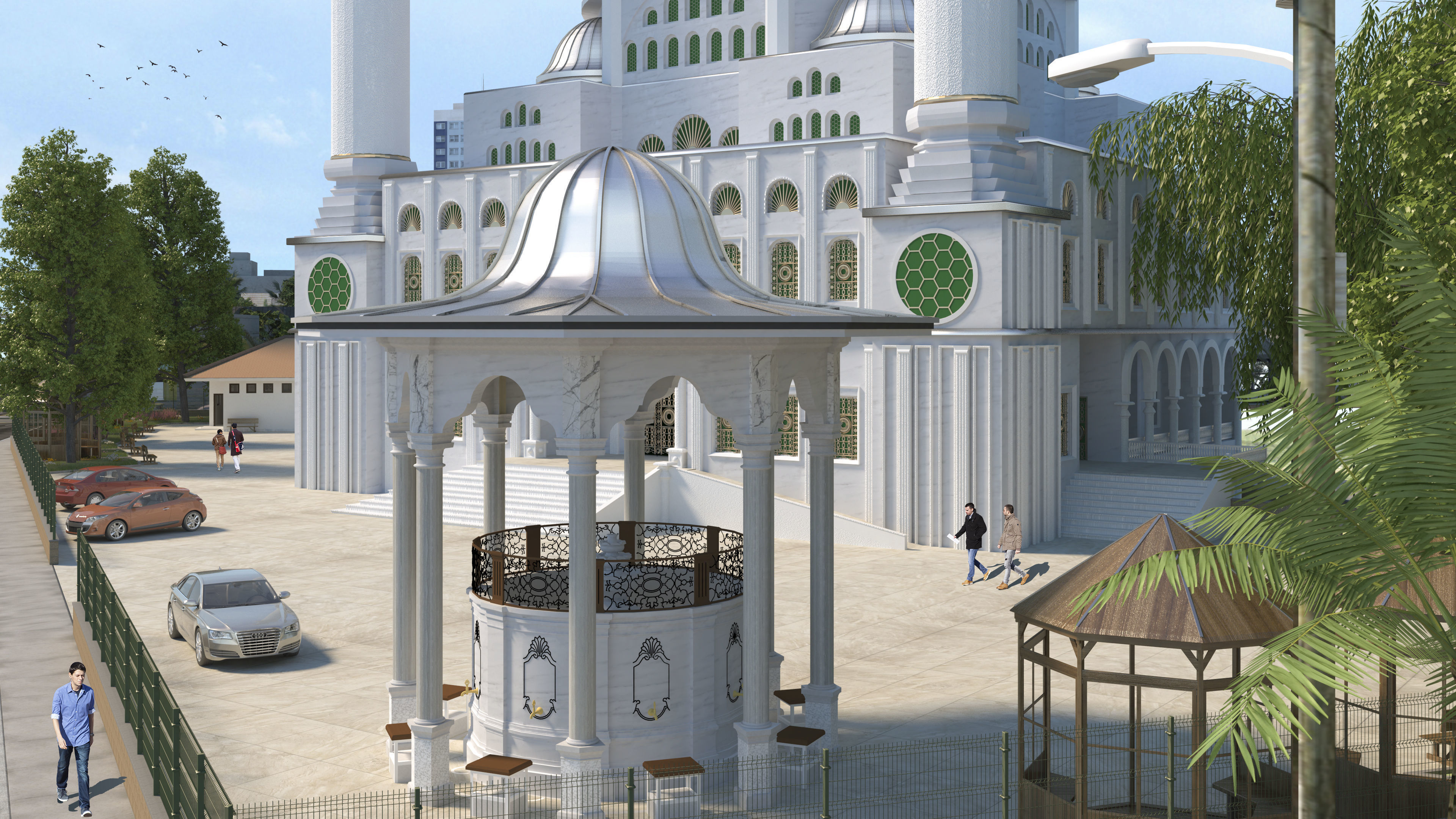 Turkish Mosque 3D model_2