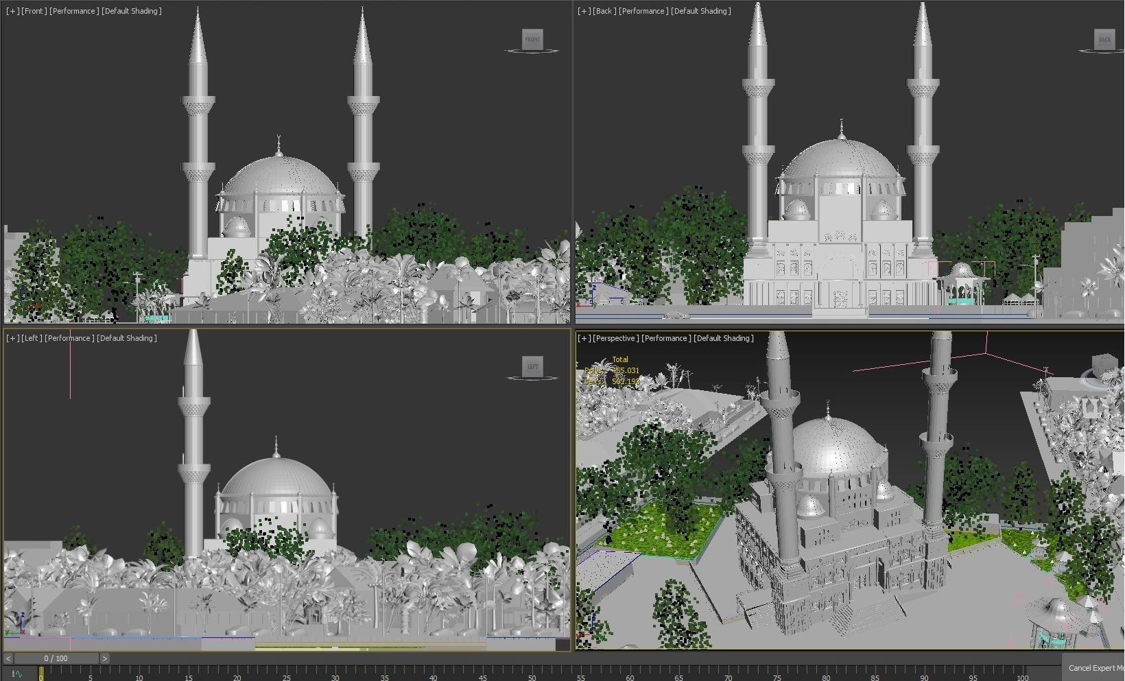 Turkish Mosque 3D model_12