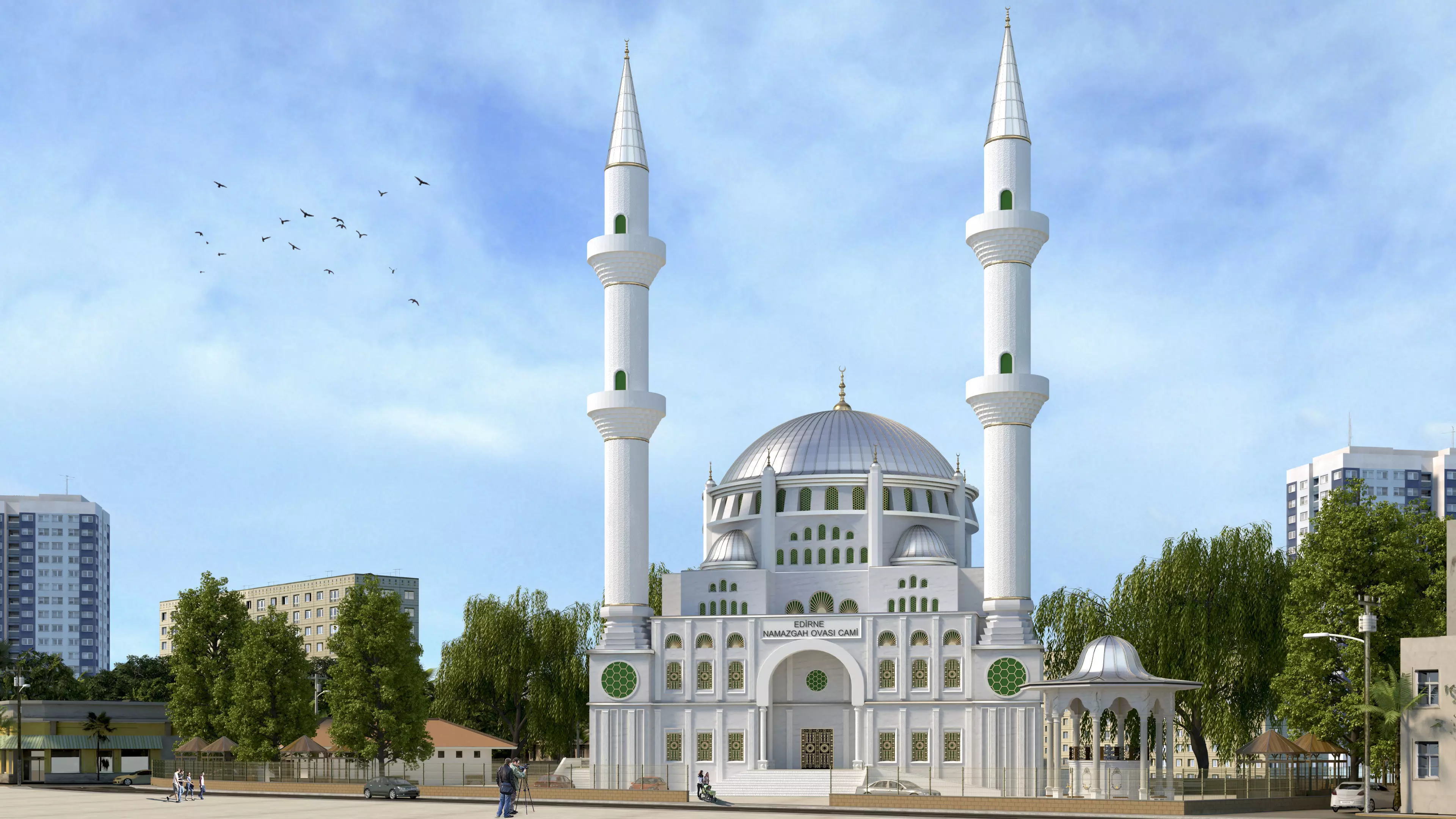 Turkish Mosque 3D model_0