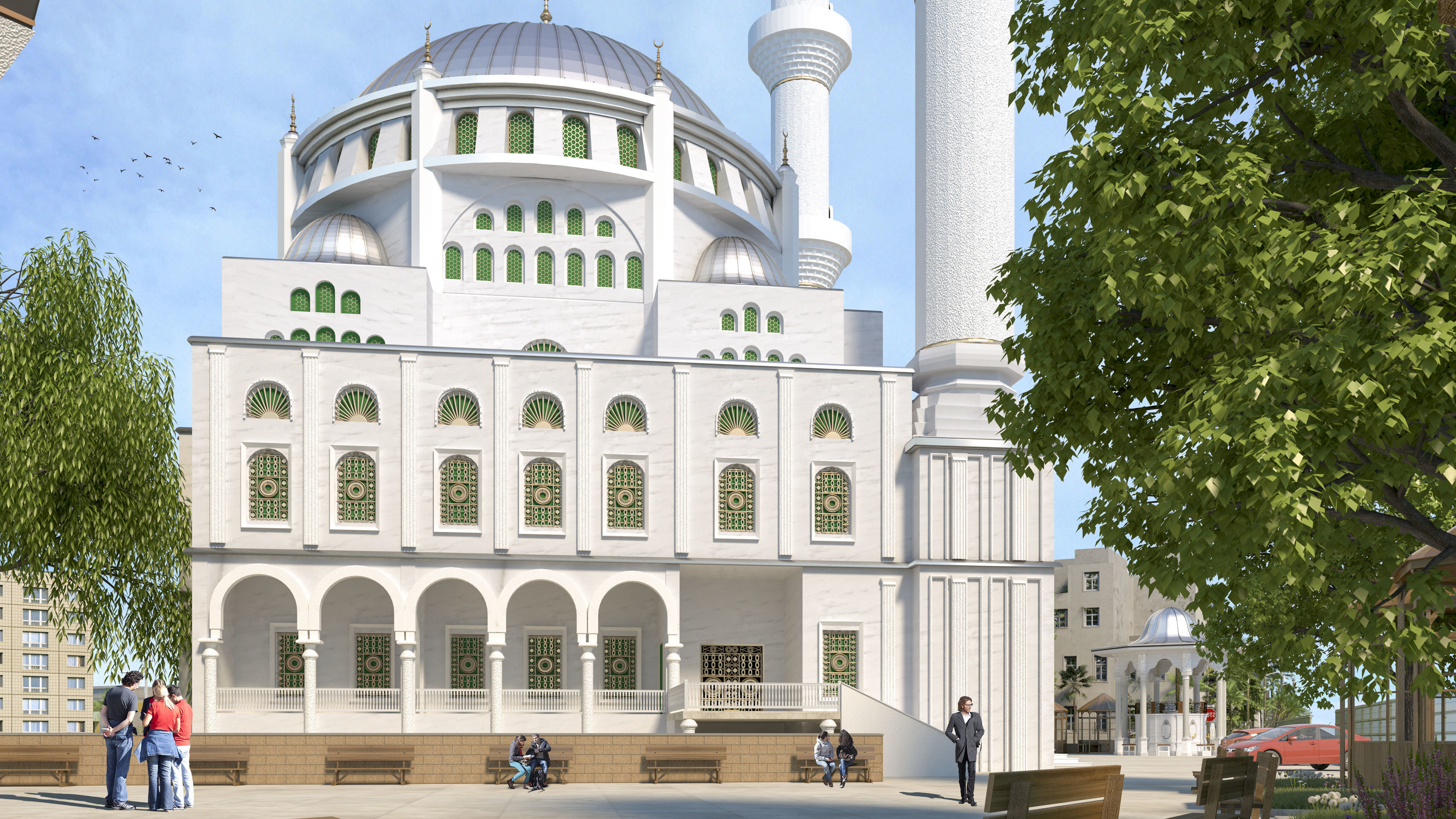 Turkish Mosque 3D model_5
