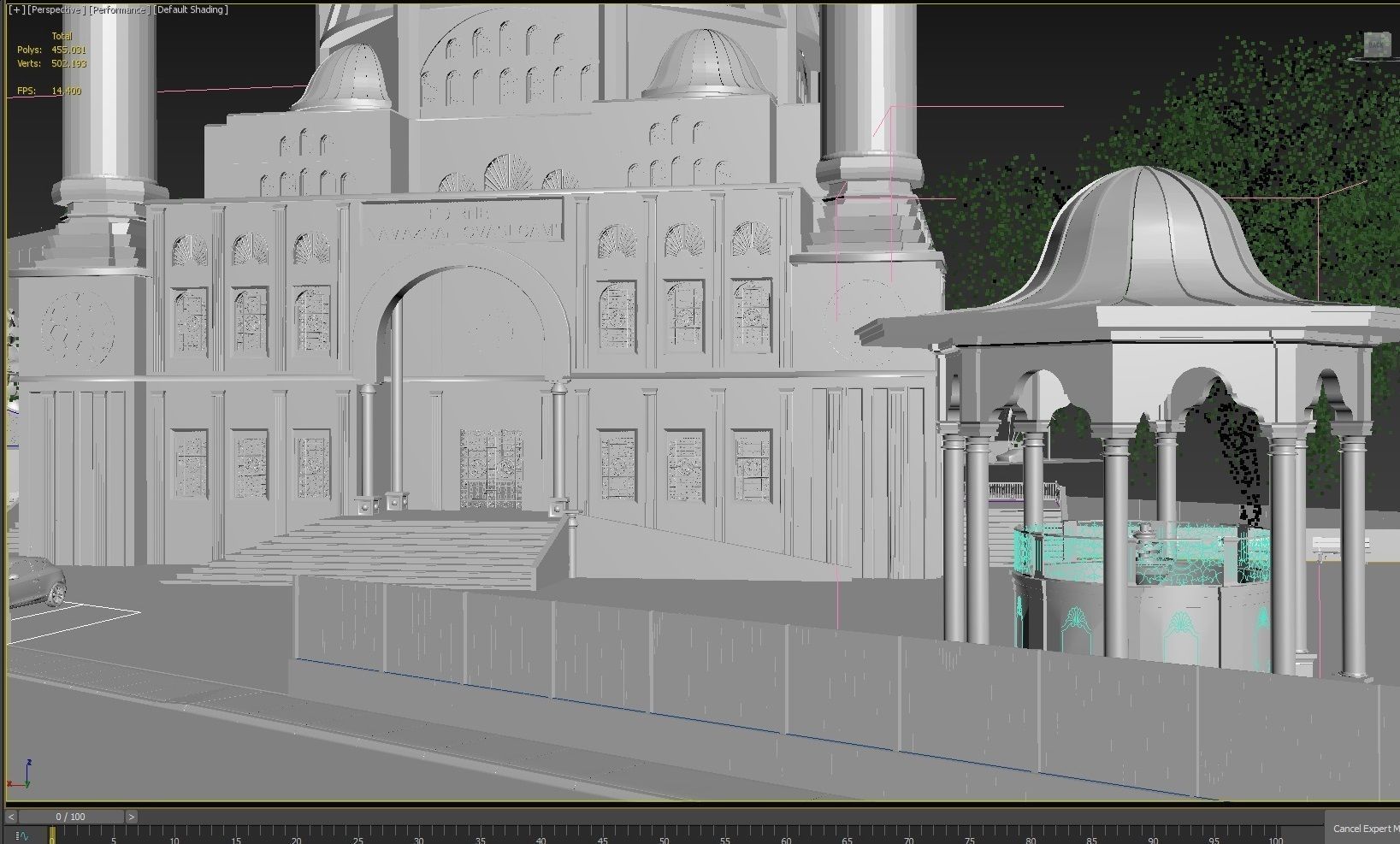 Turkish Mosque 3D model_11
