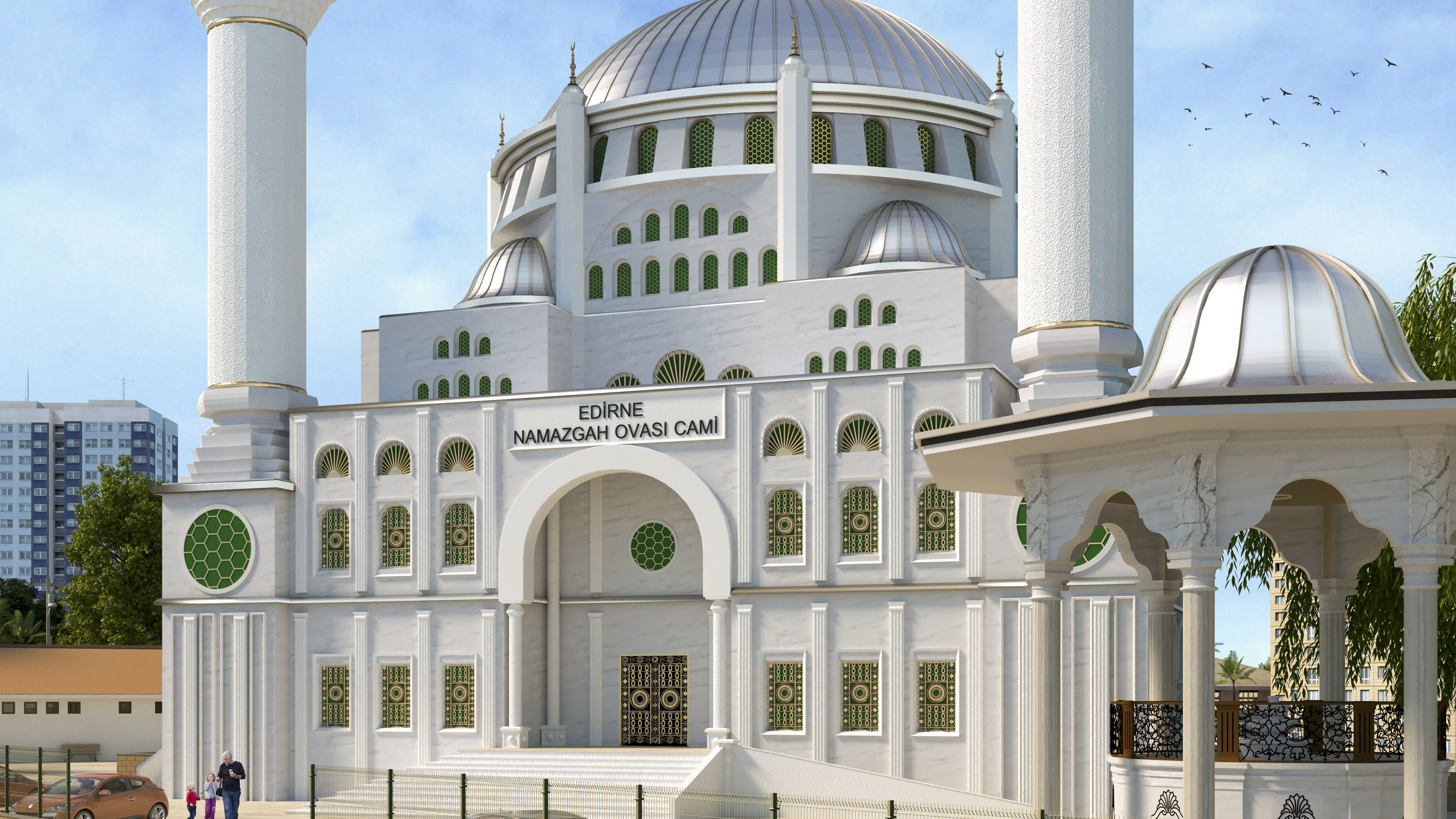 Turkish Mosque 3D model_1