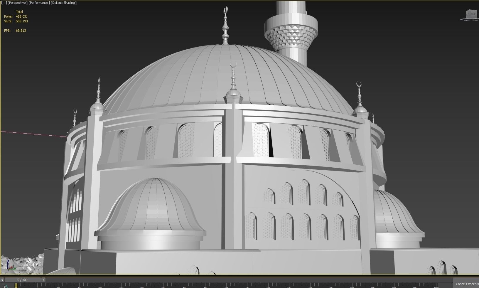 Turkish Mosque 3D model_10