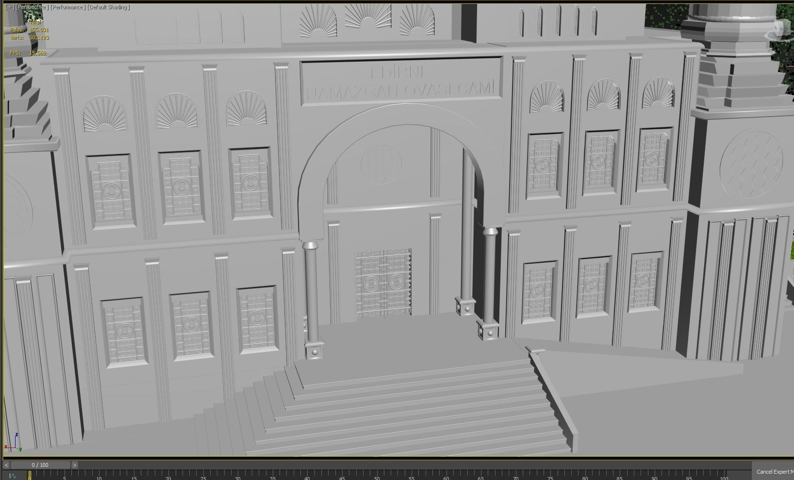 Turkish Mosque 3D model_9