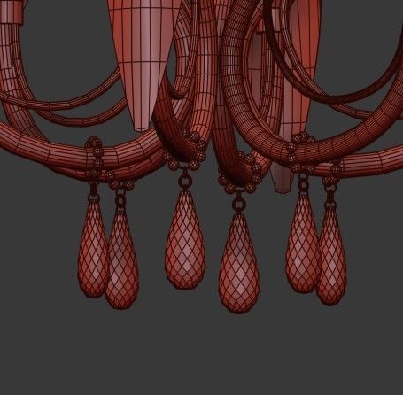 Vienna Chandelier 3D model_3