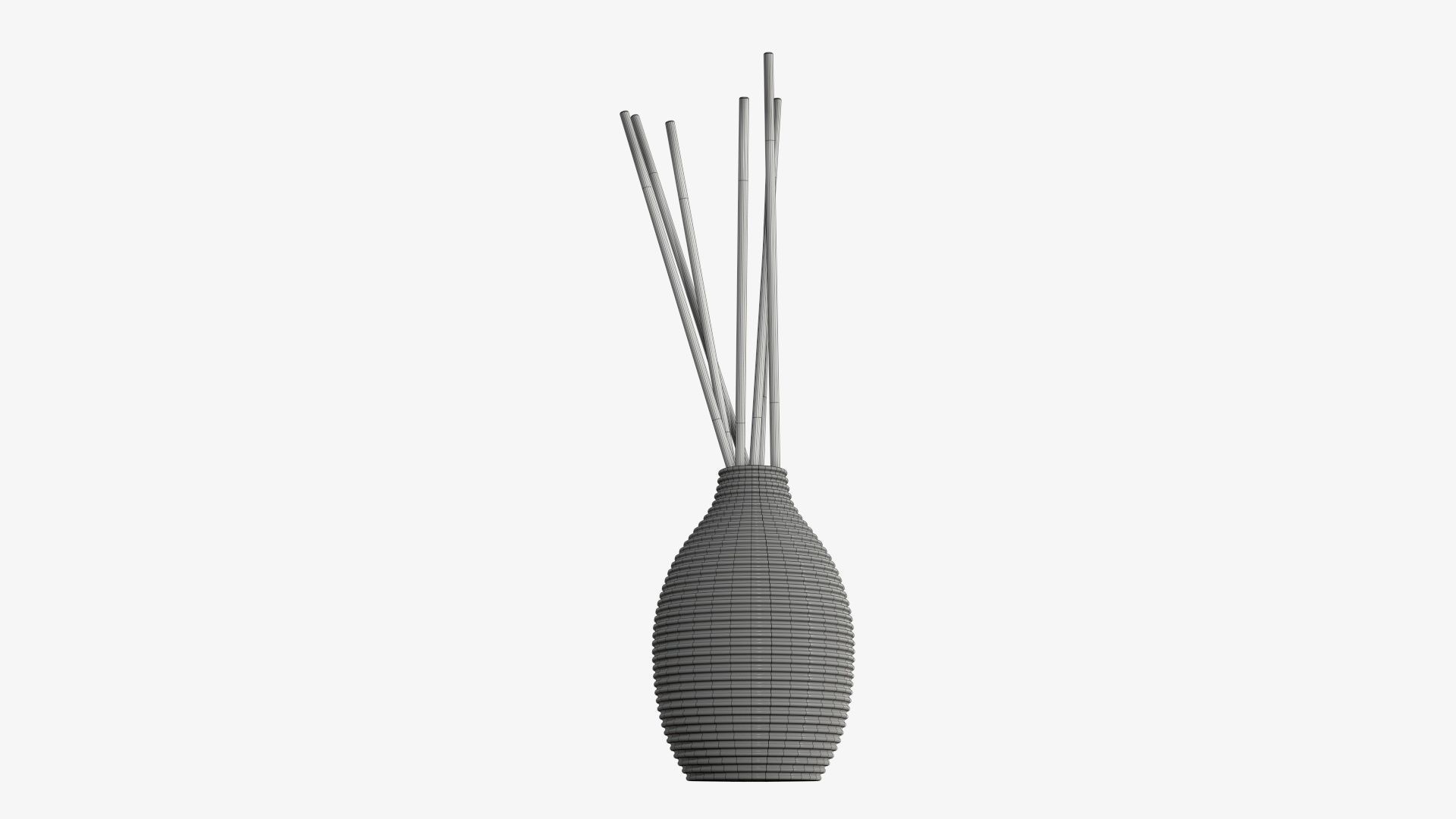 Air refresher bottle with sticks 08 3D model_8