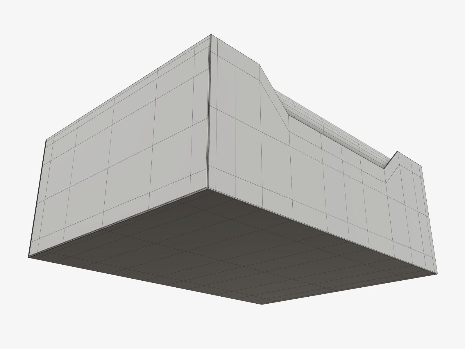 Chewing gum package cylindrical shape in box 3D model_7