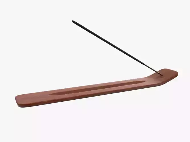 Incense stick with holder 3D model