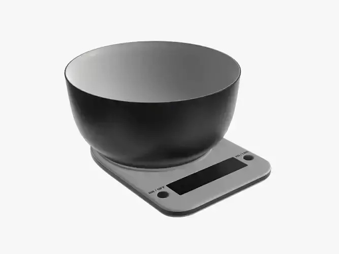 Kitchen scales 3D model