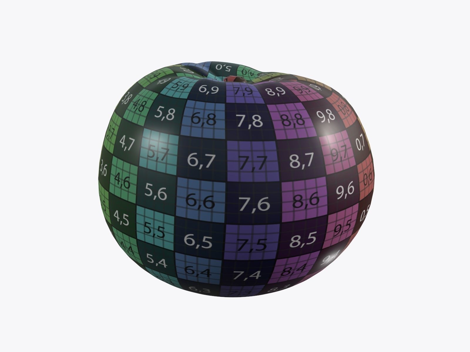 Mandarin whole 3D model_11