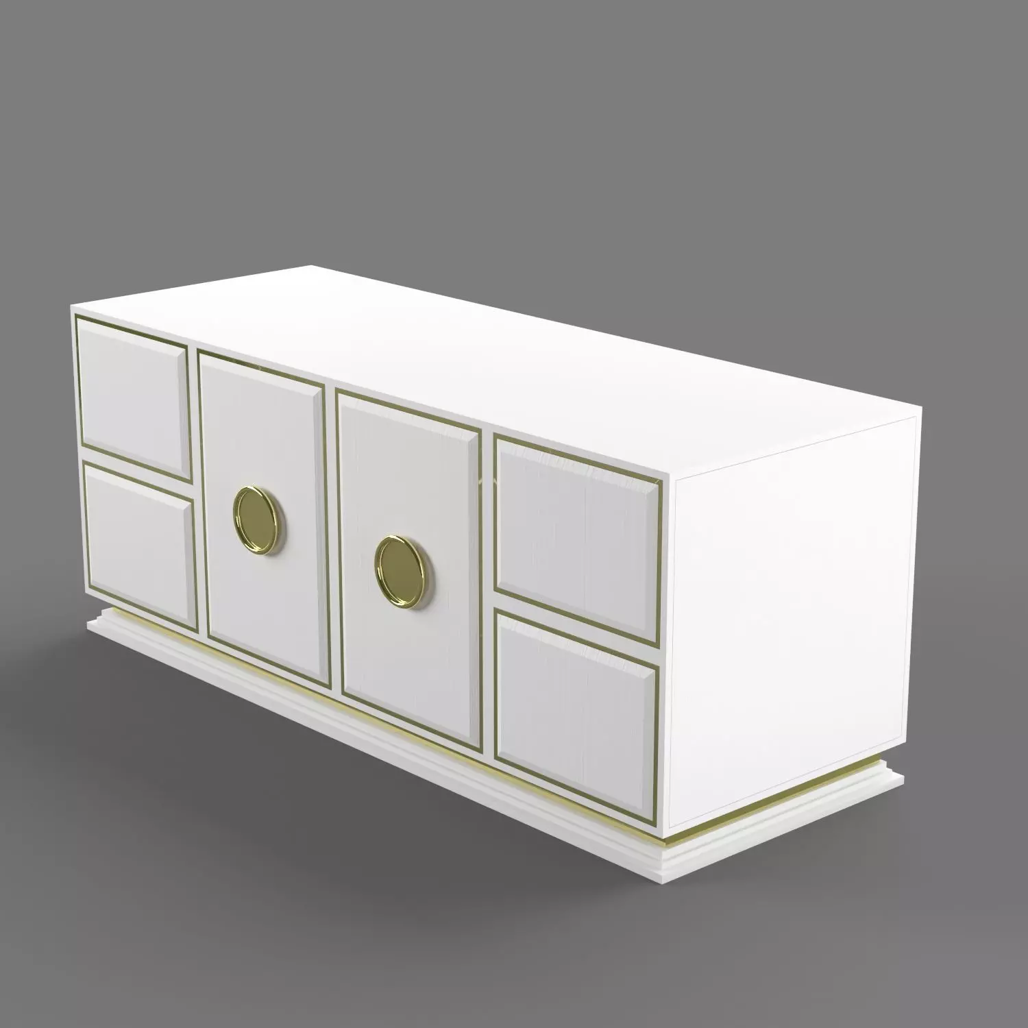 Drawer Design Low-poly 3D model_0