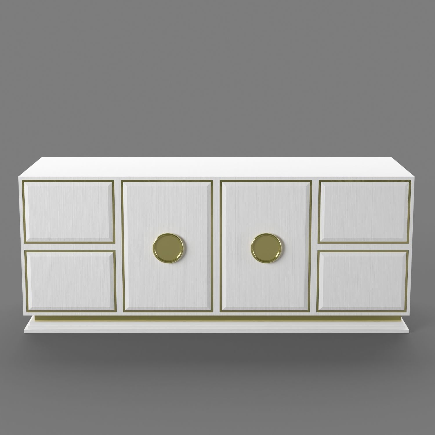 Drawer Design Low-poly 3D model_1