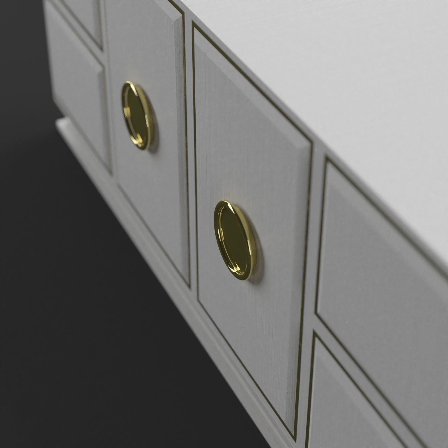 Drawer Design Low-poly 3D model_3